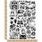 Raccoons Trash Panda Temporary Tattoo Water Resistant Fake Body Art Set Collection